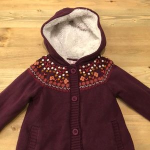 Fluffy warm kids sweater size 3T